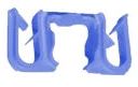[2759 303256] GRAPA PVC PARA BRIDA PERFIL 2300 AZUL