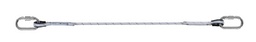 [3006] Cuerda de retención simple lg. 1,50 m + Mosqu.- MME91T